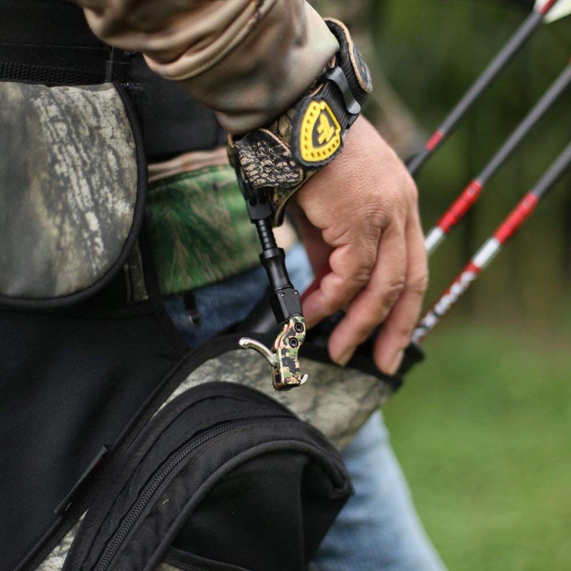 Tru-Fire Edge Buckle Foldback Adjustable Archery Compound Bow Release - Camo Wrist Strap with Foldback Design - Image 2